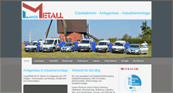 Desktop Screenshot of lange-metall.de